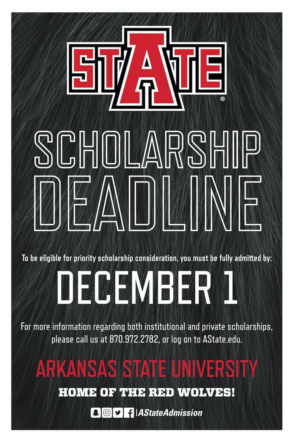 scholarship poster